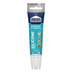 Super Bonder - Silicone Banheiro e Cozinha Cascola Flexite Branco 50g Cascola