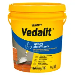 Vedacit - Aditivo Plastificante para Argamassa de Assentamento Vedalit Balde 18 Litros