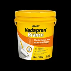 Vedacit - Manta Líquida Impermeabilizante Acrílica Vedapren Branco Balde 18kg