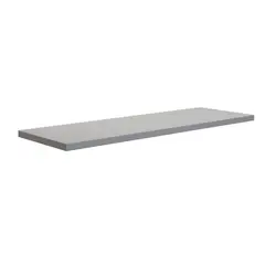 Multivisão - Prateleira de Madeira MDP Branca Com Suporte Invisivel 60x20x1,5cm