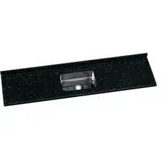 A. J. Rorato - Pia Sintética com Cuba Inox Roralit 55x15x199cm Pedra Escura