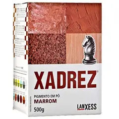 Lanxess - Tinta para piso Pigmento em Pó Marrom Xadrez 500g