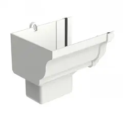 Tigre - Bocal Retangular Aquapluv Style Esquerda 17,7x13,3x14,95cm Branco