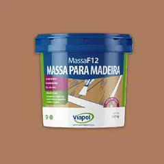 Viapol - Massa para Madeira F12 Castanho 1,65Kg