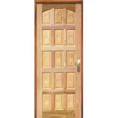 LG Sidney - Porta Montada Torneada com Fechadura Direito 210x82cm