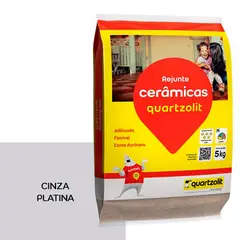 Weber Quartzolit - Rejunte Flexível, Cinza Platina, 5kg