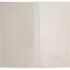 Schneider - Placa Cega Decor Marfim Saara 4X4