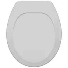 Tupan - Assento Sanitário Premium para Bacias Ovais Cinza Claro