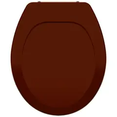 Tupan - Assento Sanitário Premium para Bacias Ovais Marrom/Caramelo