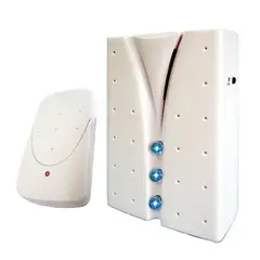 DNI - Campainha Eletrônica sem Fio 16 Tipos de Sons Bivolt Branco