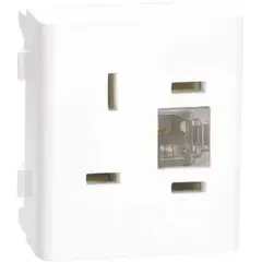 Schneider - Módulo Telefonia Rj11 Decor Branca