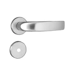 Aliança - Fechadura Banheiro Galaxy Roseta Cromo Escovado, 40mm