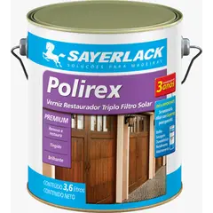 Sayerlack - Verniz Restaurador Polirex Brilhante 3,6L Mogno