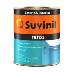 Suvinil - Tinta Fosco Exterior e Interior Tetos Standard 900ml Branco