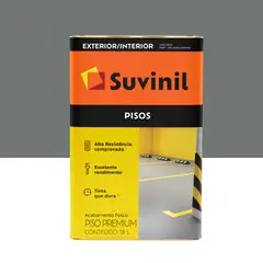 Suvinil - Tinta para piso Cinza Escuro Fosco Exterior e Interior Piso 18L