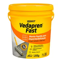 Vedacit - Manta Líquida Impermeabilizante Acrílica Vedapren Fast Branco 15kg