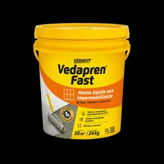Vedacit - Manta Líquida Impermeabilizante Acrílica Vedapren Fast Concreto 15kg