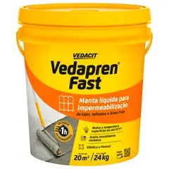 Vedacit - Manta Líquida Impermeabilizante Acrílica Vedapren Fast Concreto 15kg
