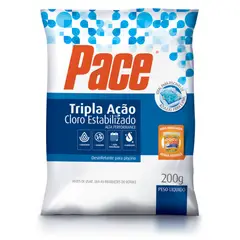 Pace - Pastilha Tripla Ação Cloro Estabilizado 200g Branco