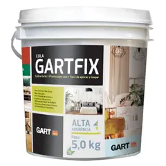 Gart - Cola Acrílica Gartfix 5kg Branco