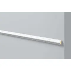 Gart - Rodameio Boiserie Moldurado Liso 4x2cm Barra 200cm Poliestireno Para Pintura S4
