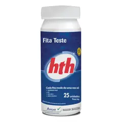 Hth - Fita Teste Alcalinidade 25, Azul, 4x4x10cm