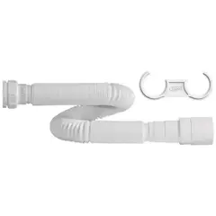 Censi - Sifão Tubo Extensível Universal 1,7M Branco Com Suporte