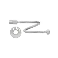 Censi - Engate Flexível Água Quente e Fria Inox 1/2" 60Cm 100MCA - 90°C Mxfm