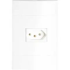 Schneider - Conjunto Tomada 4X2 10A Lunare Branco