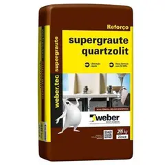 undefined - Argamassa Quartzolit de uso Externo e Interno 25kg Super Graute