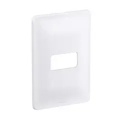 Pial - Placa Com Suporte Zeffia Branca 4X2 1 Posto