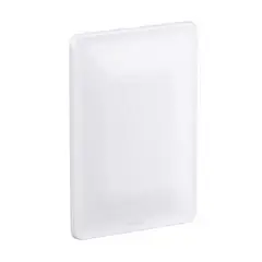 Pial - Placa Com Suporte Cego Zeffia Branca 4X2