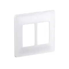 Pial - Placa Com Suporte Zeffia Branca 4X4 6 Postos