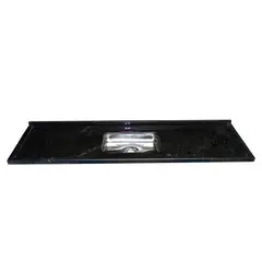 Venturini - Pia Elegance, Preto São Gabriel, Cuba Funda Embutida, 1.80M