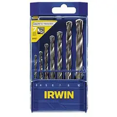 Irwin - Conjunto Brocas para Concreto com 7 Peças