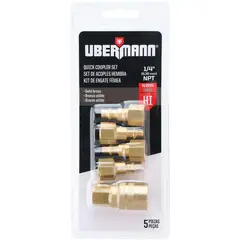 Ubermann - Conector Rápido 2U-13G, 1/4