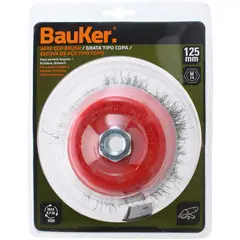 Bauker - Escova Aço Ondulado Tipo Copo 5 1BS5111