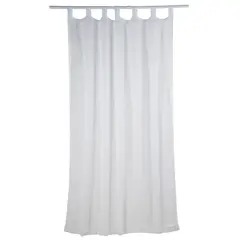 Just Home Collection - Cortina Voil Presilha Branca 145X220cm