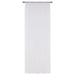 Just Home Collection - Cortina Voil 1 Folha Branca 145x250cm