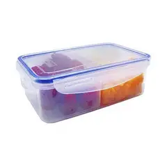 Just Home Collection - Pote Plástico Hermético Retangular 1,1L