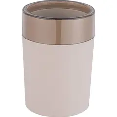 Just Home Collection - Porta Objetos de Banheiro em Plástico Taupe