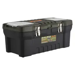 Bauker - Caixa de Ferramentas 24 Trava 16" Metal