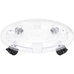 Casa Bonita - Suporte Plástico 43cm com rodas para Vasos