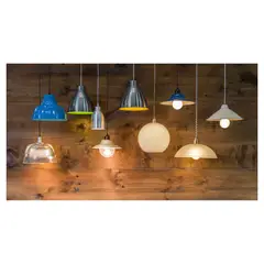 Just Home Collection - Pendente Classic 1 Lâmpada Alumínio Cromado Bivolt