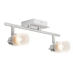 Just Home Collection - Spot de Sobrepor 2 Lâmpadas G9 Níquel Bivolt