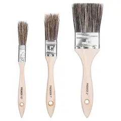Premier - Conjunto de Pincéis Multiuso 1/2", 1" e 2" de Madeira 3 Peças