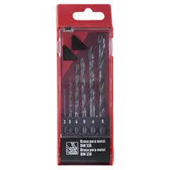 Karson - Conjunto Brocas Metal 6 Peças, Redline - Allcraft