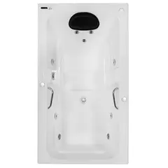 Astra - Banheira de Hidromassagem Box Gran Luxo 90L 135x80x44cm Gel Coat 1 Pessoa