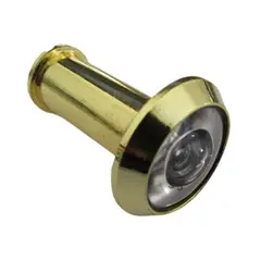 Foxmix - Visor para Porta com 1 Peça Dourado