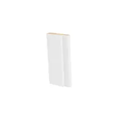 Vert - Jogo de Guarnição Regulável em 2cm Branco Acabada 2 Lados 230x7x1cm